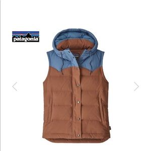 XS Patagonia Bivy vest in siding brown. Worn one time, in excellent condition